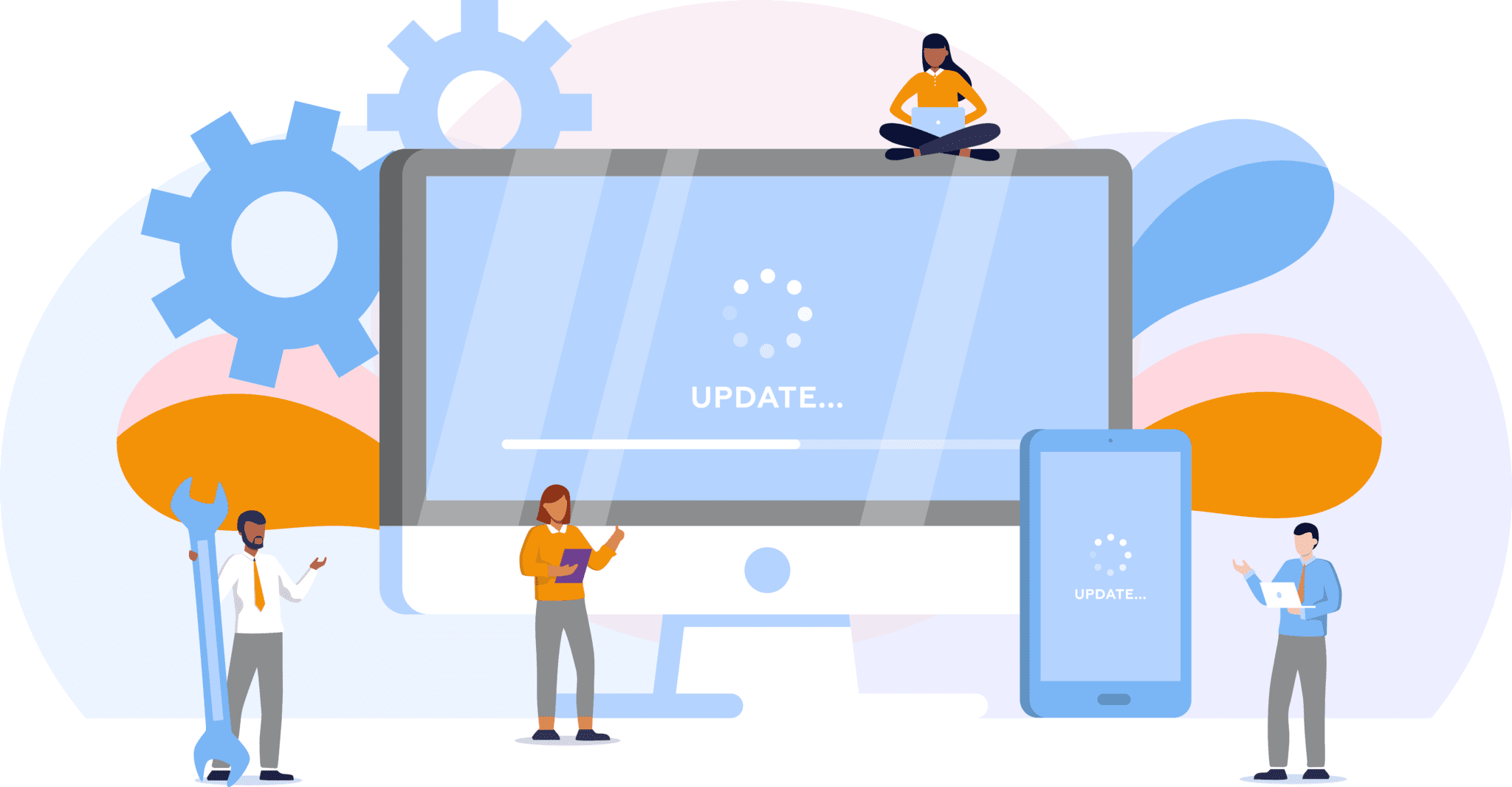 Icoon-update-scherm